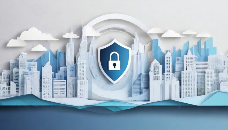 Firefly it security and threat detection concept; cityscape 62010