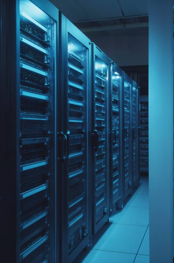 IT Projects 7 Server racks in a data center